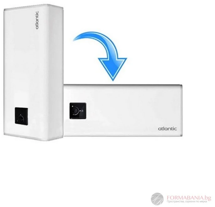 Elektrinis vandens šildytuvas ATLANTIC VERTIGO STEATITE 50 ATL040 WI-FI baltas vertikalus/horizontalus