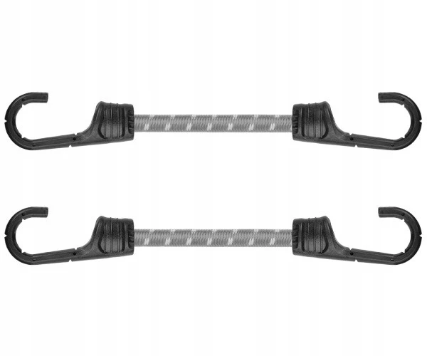 Elastinė guma su kabliu PVC 2x40cm BCH2-08040GY-B