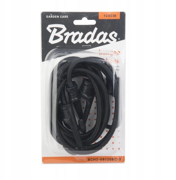 Bradas Elastinė guma su metaliniu kabliu 2x120cm BCH2-0812OBC-B