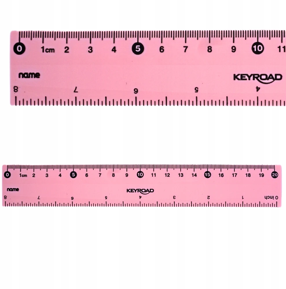 Elastinga liniuotė Keyroad 20 cm, pastelinės mėlynos spalvos