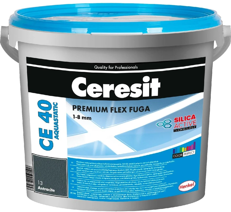 Ceresit CE40 2kg kibirėlis, Antracito spalva