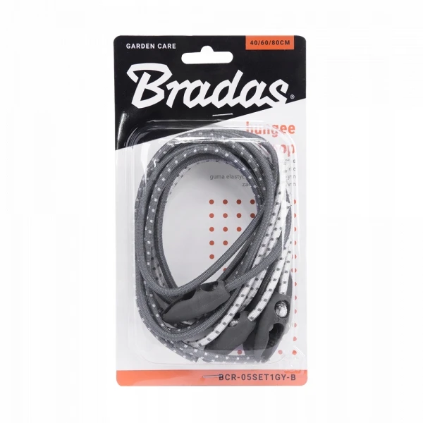 Elastinių juostų rinkinys su reguliavimu brezentams BCR-05SET1GY-B