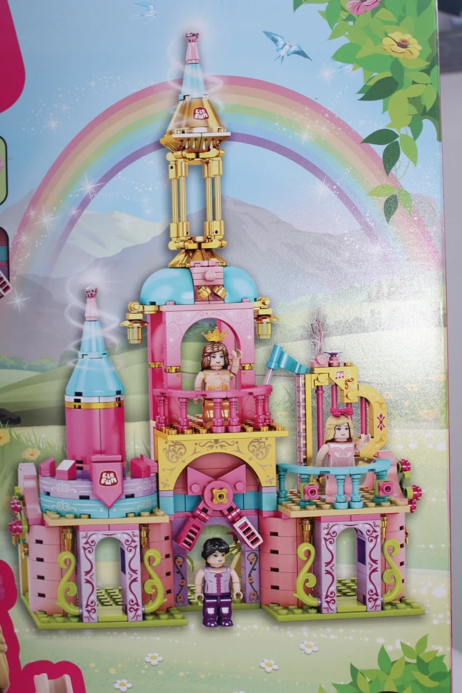 Elefun Konstrukciniai kaladėlės "princesės pilis", 418 detalių