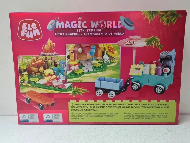 Elefun Magic World Vasaros stovyklavietė Konstruktorius 469 Detalės