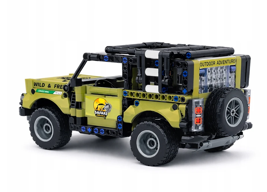 Elefun NUOTOLINIO PULTO VALDOMAS VIEREŽELIS iš RC Bricks VISEREIGĖS KROVIKIS Nuotolinio valdymo plytelės 623 vnt.