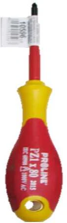 Elektrikų atsuktuvas PROLINE PZ 0/60mm