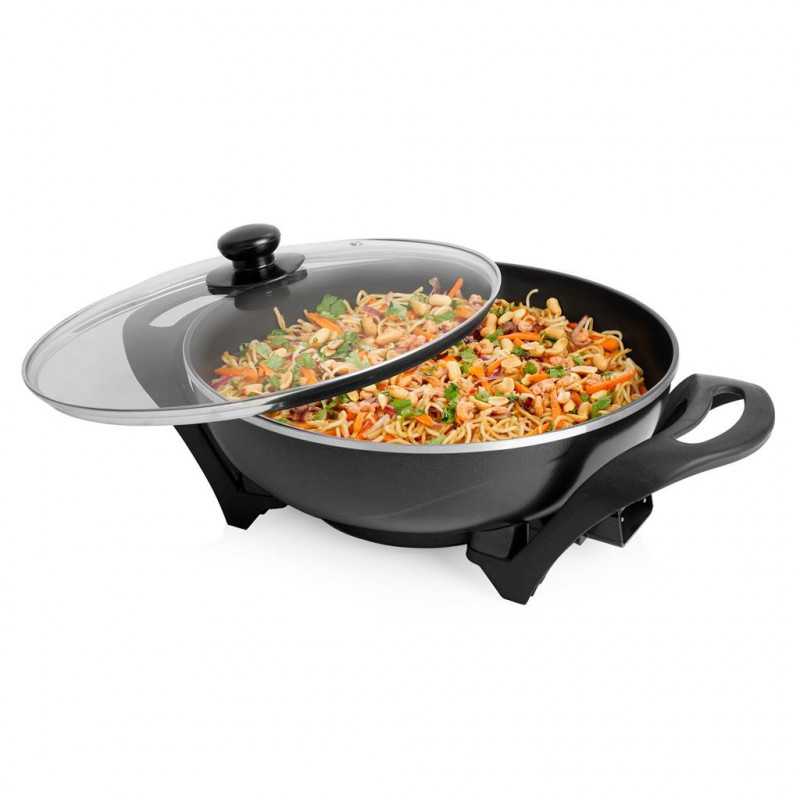 Tristar | Electric Wok | PZ-9130 | 1500 W | Nerūdijantis plienas | 4.5 L | Juodas
