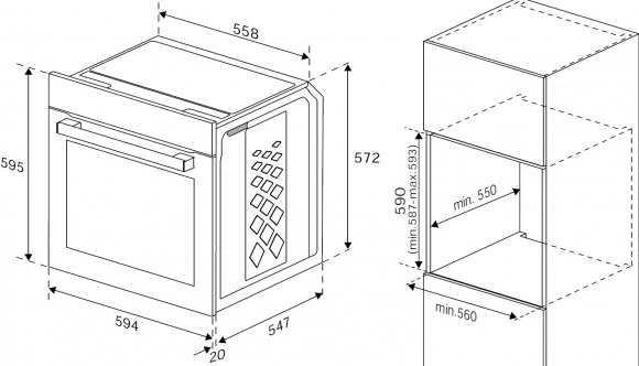 Orkaitė Oven BEKO BBIM18300BS