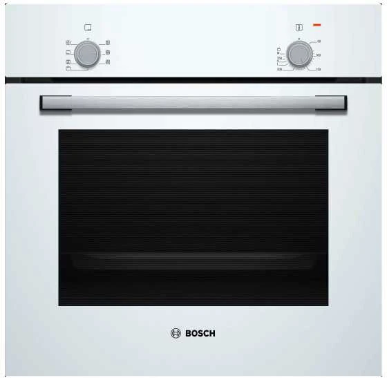 Bosch HBF010BV1S Serija 2, Įmontuojamoji orkaitė, 60 x 60 cm, Balta