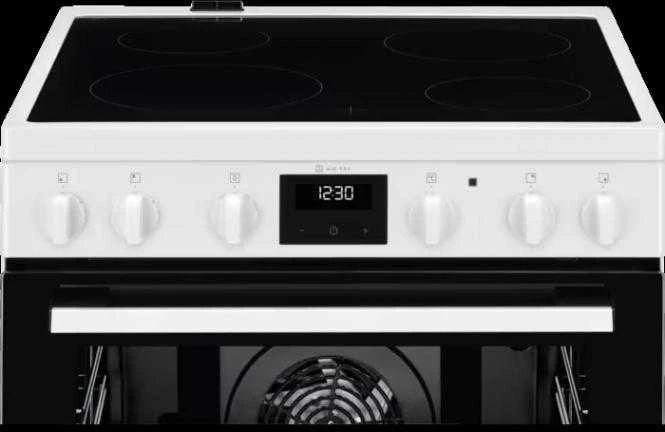 60 cm pločio baltos spalvos el keraminė viryklė Electrolux LKR64023AW