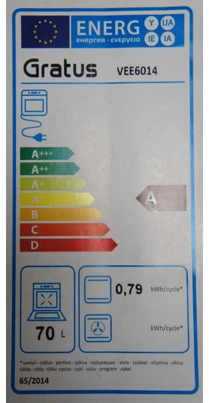 GRATUS VEE6014 Elektrinė viryklė 60x60