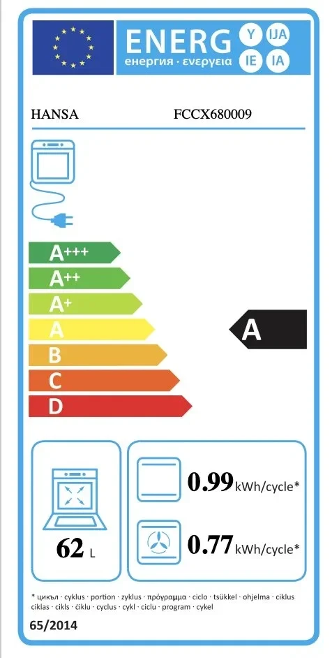 AEG Elektrinė viryklė Hansa FCCX680009