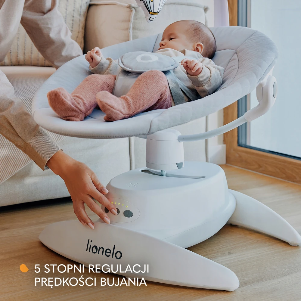 Elektrinis atmuštuvas, 360° pasukimas, valdymo pultas, 0-9kg Lionelo Iris