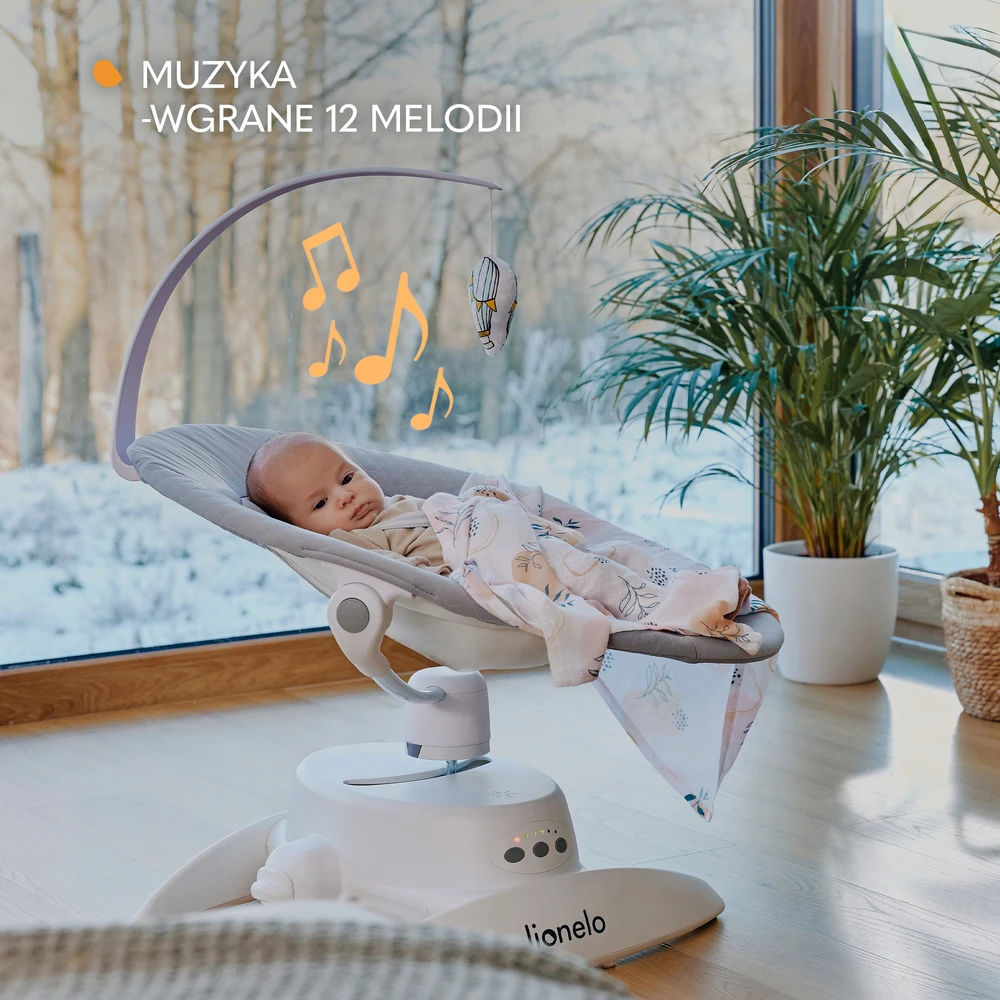 Elektrinis atmuštuvas, 360° pasukimas, valdymo pultas, 0-9kg Lionelo Iris