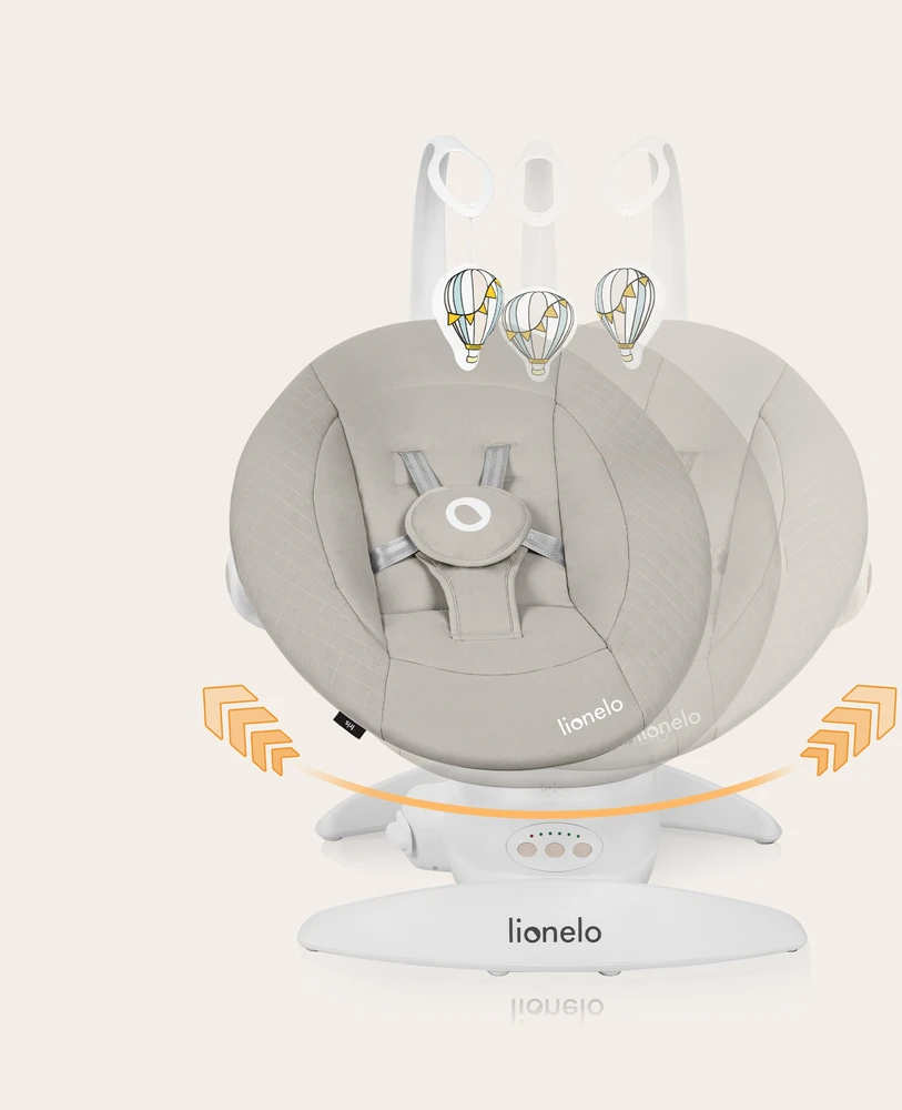 Elektrinis atmuštuvas, 360° pasukimas, valdymo pultas, 0-9kg Lionelo Iris