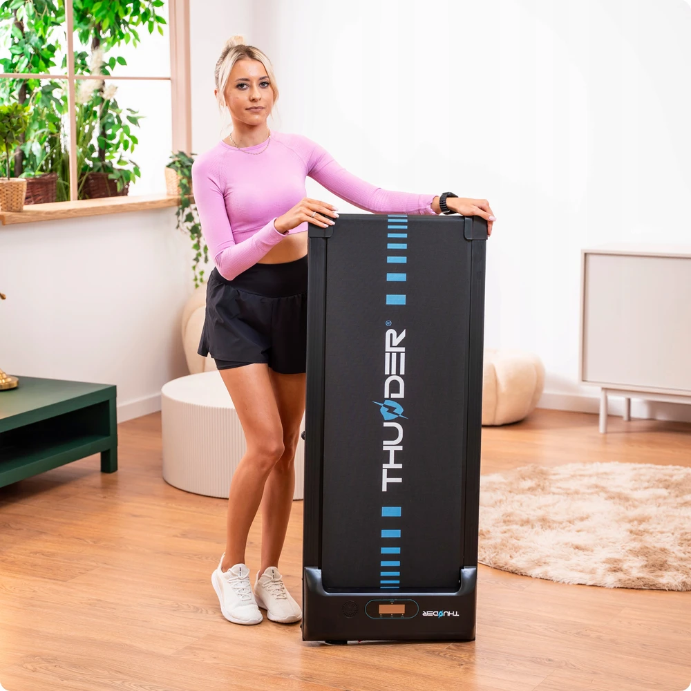 Elektrinis bėgimo takelis Thunder Idea Juodas