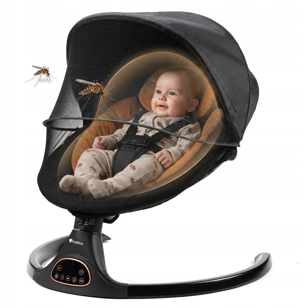 Elektrinis bouncer - FUNIDOO MELLOW - muzika, pultelis, Bluetooth