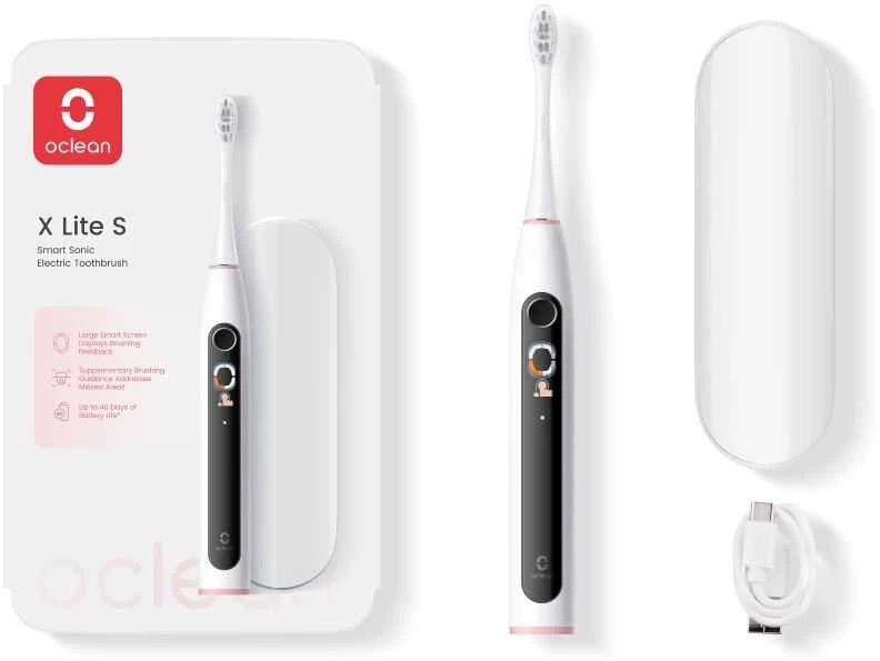 Oclean X Lite S Elektrinis dantų šepetėlis, pilkas