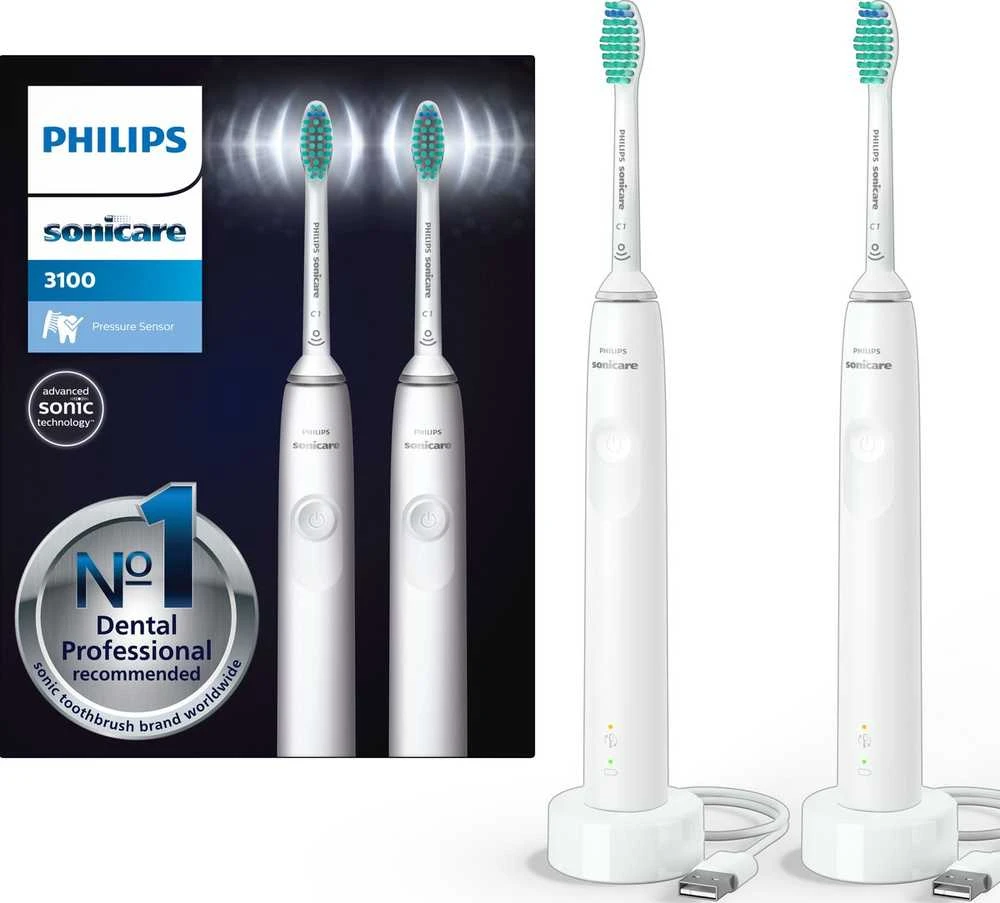 Philips Sonicare 3100 series „Sonic“ elektrinis dantų šepetėlis HX3671/14