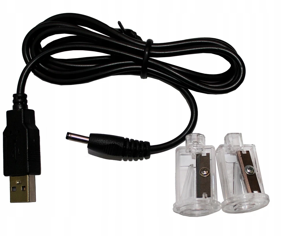 Elektrinis drožtukas EG-5161USB, Eagle, dvigubas, juodos sp. korpusas