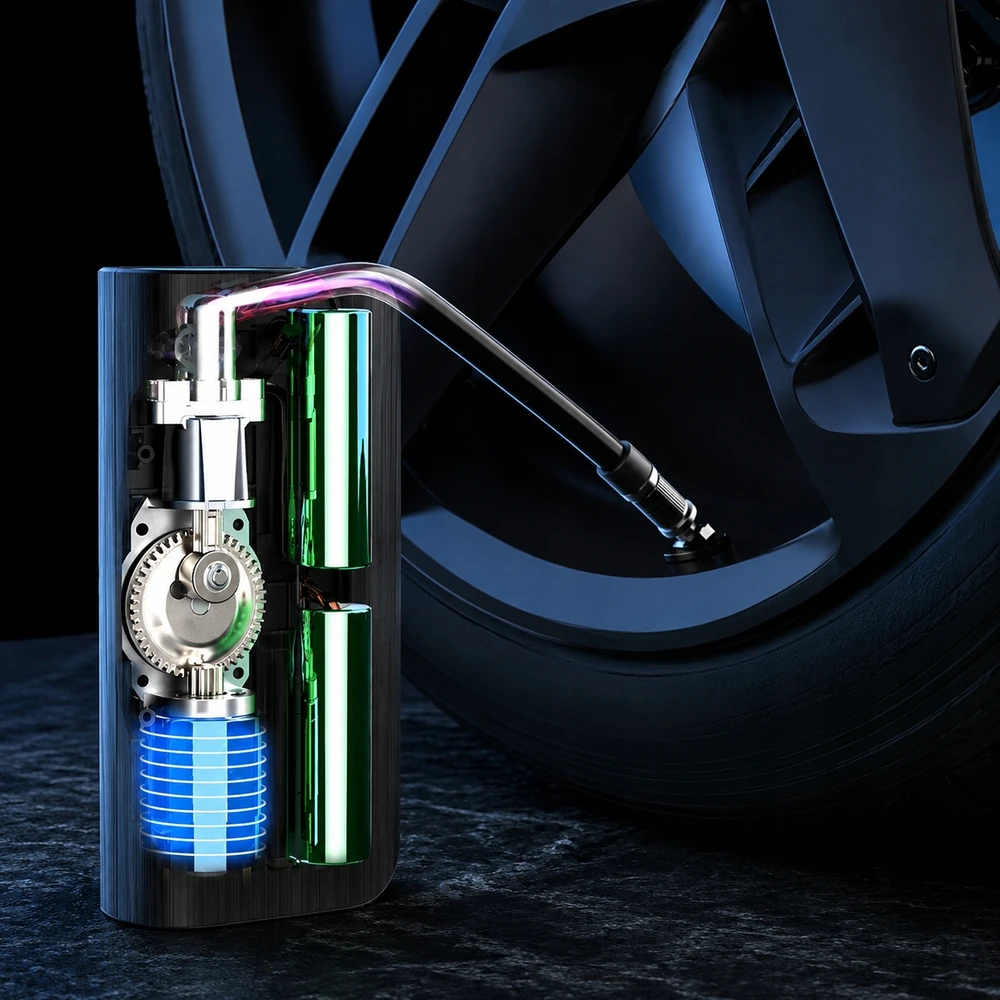 Elektrinis dviračio siurblys CYCPLUS A12 Compressor 150 PSI Bicycle Car