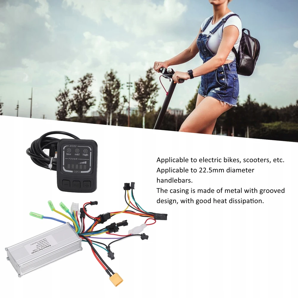 Elektrinis dviračio valdiklis 36V 48V 500W GO motorolerio variklio valdiklis