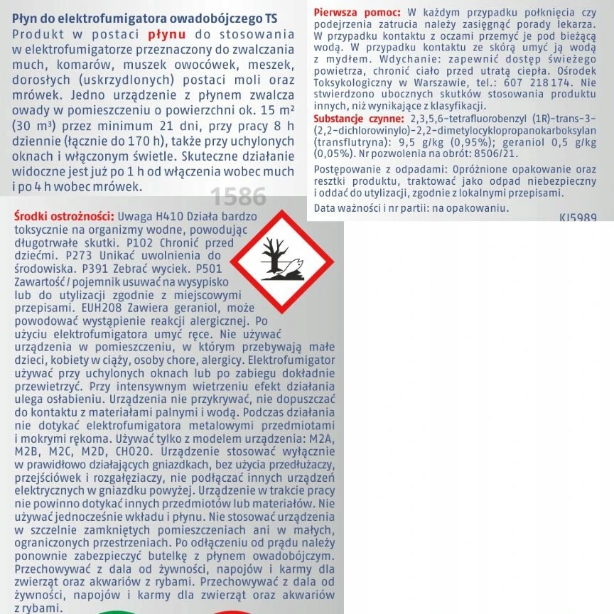 Elektrinis įrankis nuo vabzdžių Bros, 30 ml