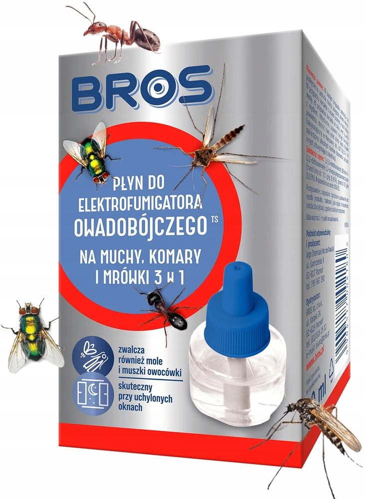 Elektrinis įrankis nuo vabzdžių Bros, 30 ml