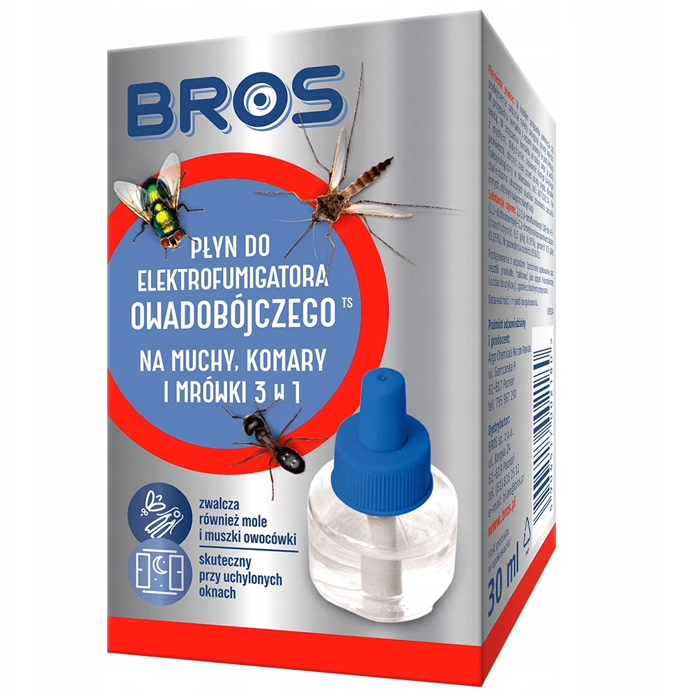 Elektrinis įrankis nuo vabzdžių Bros, 30 ml