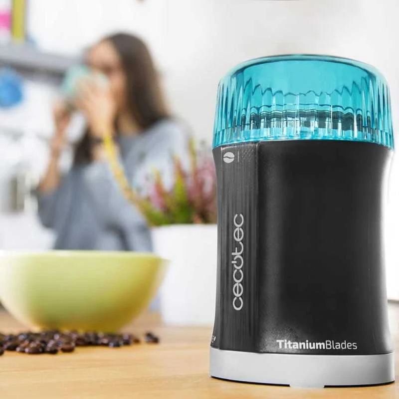 CECOTEC 01502 Kavamalė TitanMill 200 Kompaktiškas kavos ir prieskonių malūnas 200 W su titano dengtais peiliais