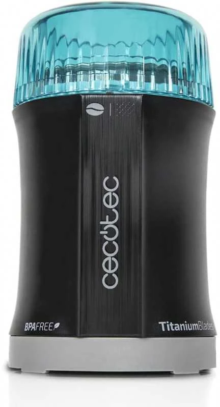 CECOTEC 01502 Kavamalė TitanMill 200 Kompaktiškas kavos ir prieskonių malūnas 200 W su titano dengtais peiliais