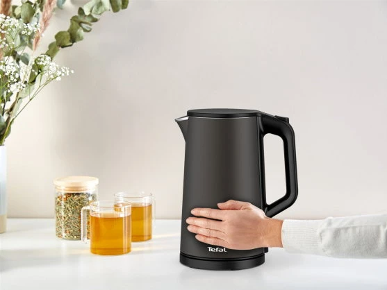Elektrinis, nerūdijančio plieno virdulys TEFAL KO1408E0, juodos sp., 1,5 l