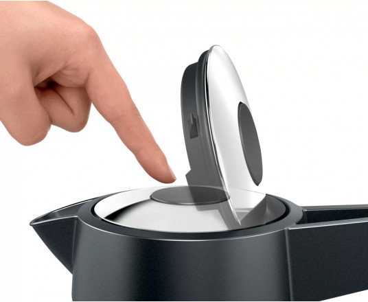 Virdulys Bosch TWK5P471 DesignLine, Sidabro spalvos, 1,7 L