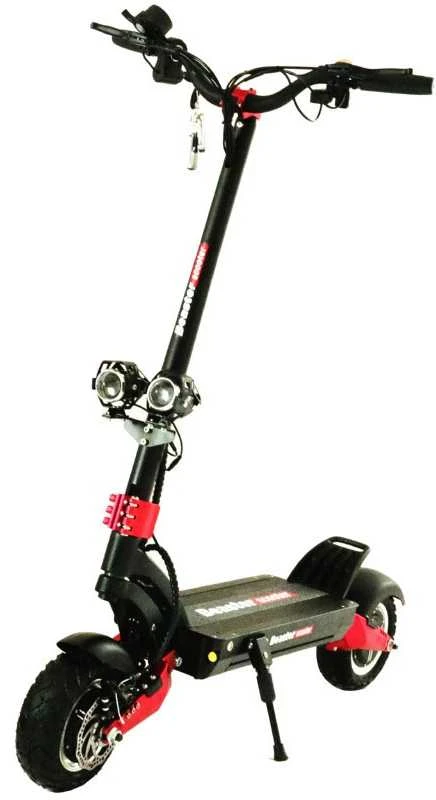 Elektrinis paspirtukas Beaster Scooter BS65, 2 x 1600 W, 52 V, 20.8 Ah, diskiniai stabdžiai, skirtas bekelei
