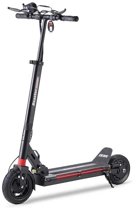 Elektrinis paspirtukas Beaster Scooter Escape, 600 W, 48V, 13 Ah, skirtas bekelei
