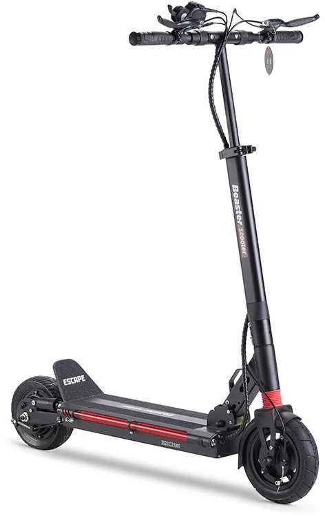Elektrinis paspirtukas Beaster Scooter Escape, 600 W, 48V, 13 Ah, skirtas bekelei