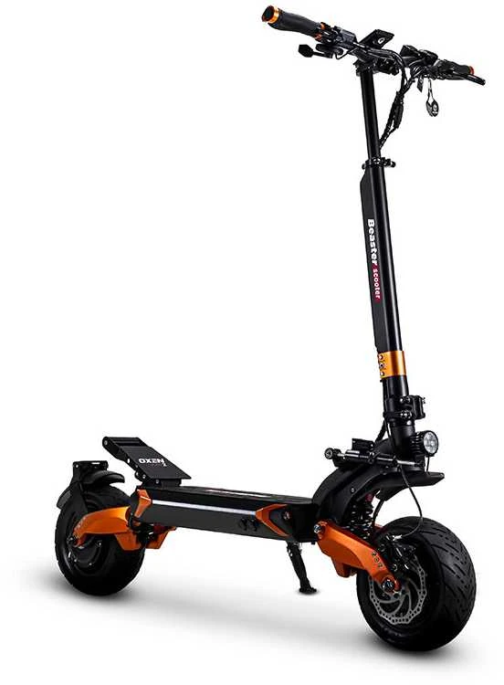 Elektrinis paspirtukas Beaster Scooter OXEN PRO2, 2x1500 W, 60 V, 28,8 Ah LG, plentinės padangos, skirtas bekelei