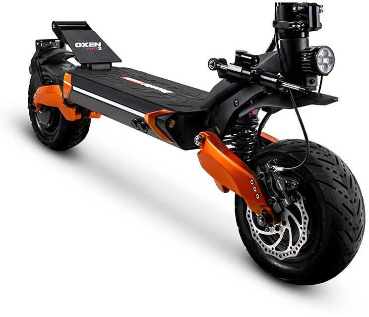 Elektrinis paspirtukas Beaster Scooter OXEN PRO2, 2x1500 W, 60 V, 28,8 Ah LG, plentinės padangos, skirtas bekelei