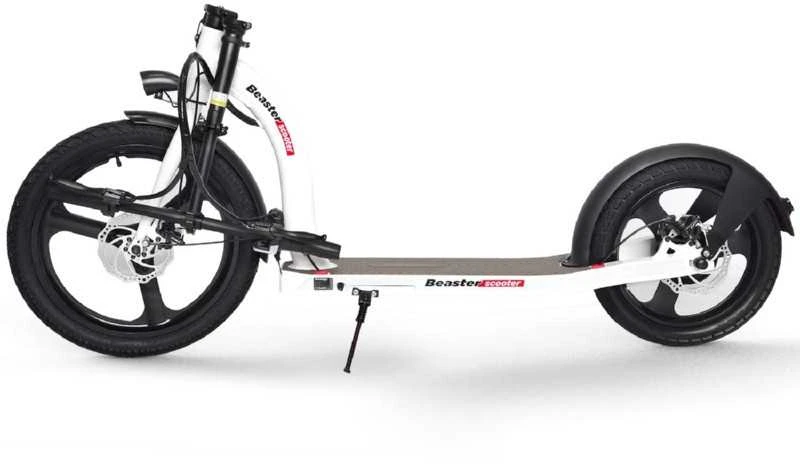 Elektrinis paspirtukas Beaster Scooter VOYAGER 350 W, 36 V, 10 Ah, baltas