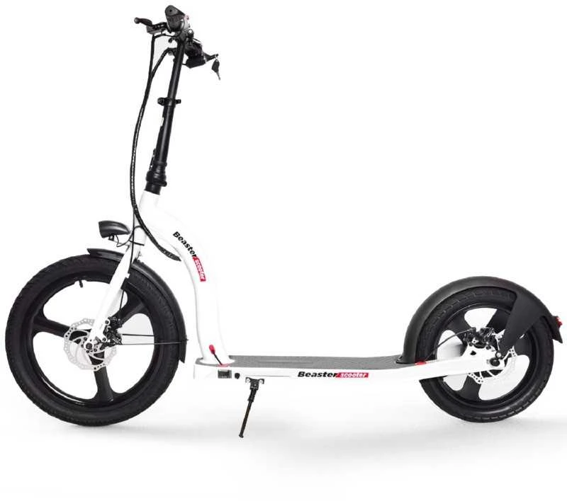 Elektrinis paspirtukas Beaster Scooter VOYAGER 350 W, 36 V, 10 Ah, baltas