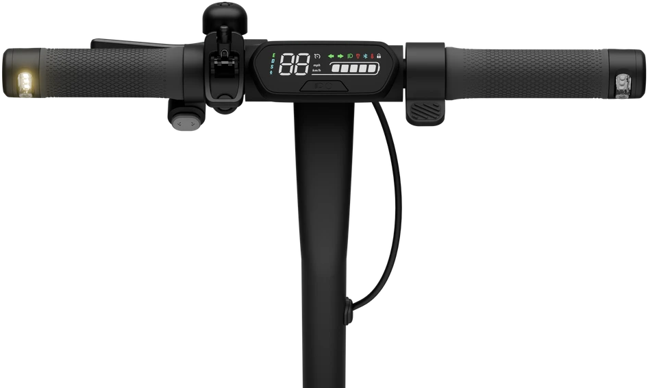 Elektrinis paspirtukas Segway E2 E II eKickScooter | 450 W | iki 20 km/h | 8.1" | Juodas/pilkas