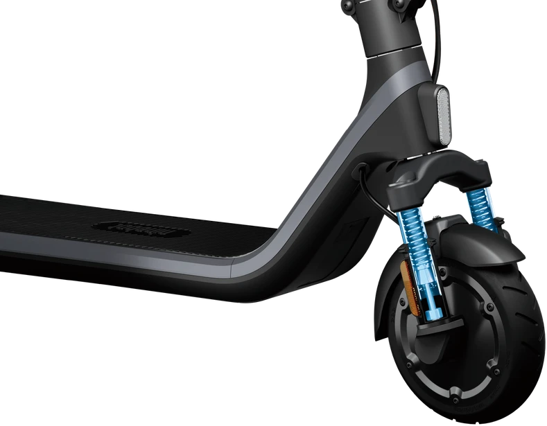 Elektrinis paspirtukas Segway E2 E II eKickScooter | 450 W | iki 20 km/h | 8.1" | Juodas/pilkas