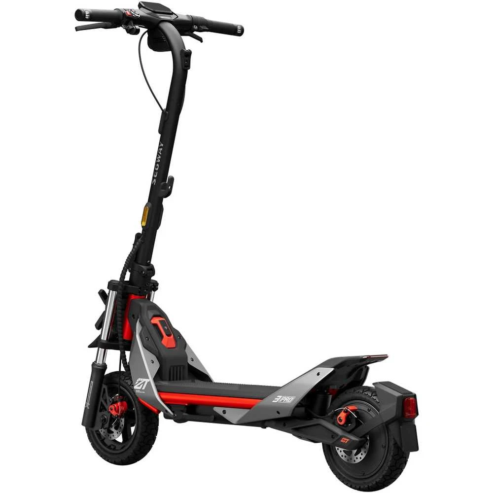 Elektrinis paspirtukas Segway Ninebot Kickscooter ZT3 Pro E | 1600 W | 25 km/h | 11" ratai | Juodas