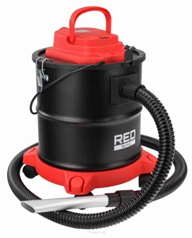 Red Technic Pramoninis dulkių siurblys, židinio pelenų separatorius, su pūtimo funkcija, 20L talpa, pelenams, kepsninėms ir šiukšlėms