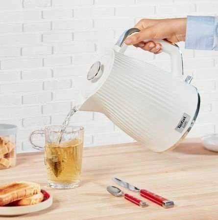 Elektrinis virdulys Tefal Loft White KO2510, 2400 W, 1.7l, baltos spalvos