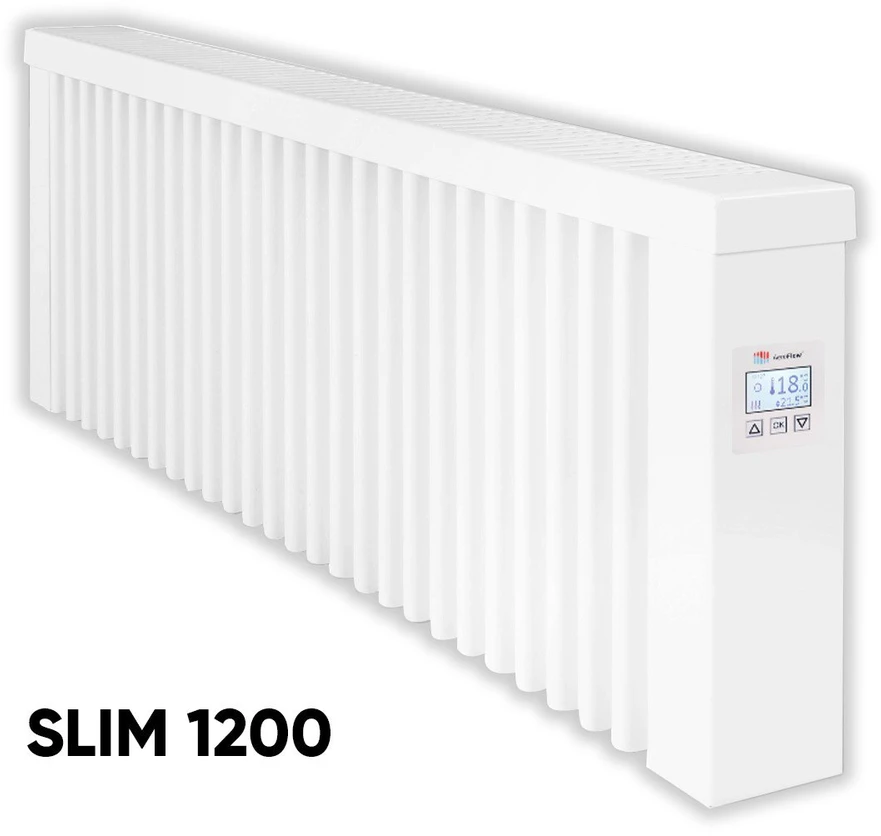 Thermotec AeroFlow elektrinis radiatorius MINI 650 su "FlexiSmart" valdikliu