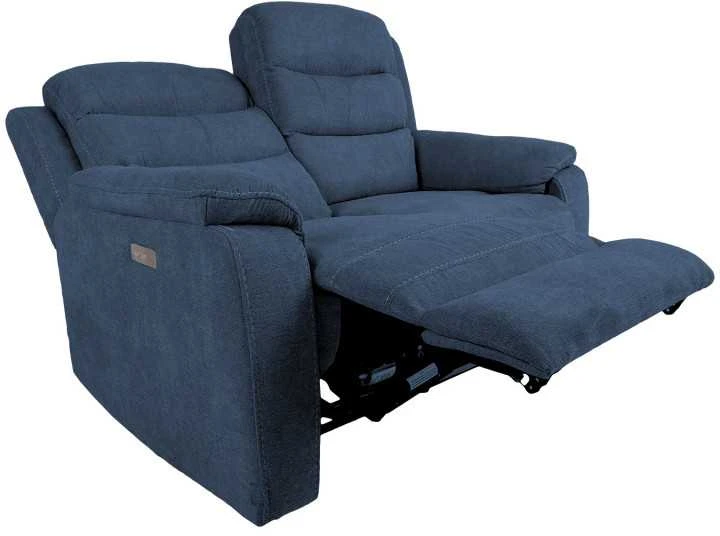 Sofa Home4You Elektrinis reglaineris MIMI , 2-vietis, mėlynas