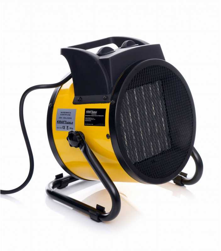 KRAFTDELE Elektrinis šildytuvas 2.5 kW, 230V, su termostatu