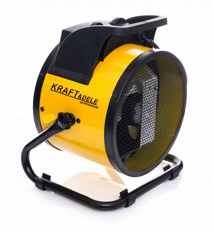 KRAFTDELE Elektrinis šildytuvas 2.5 kW, 230V, su termostatu