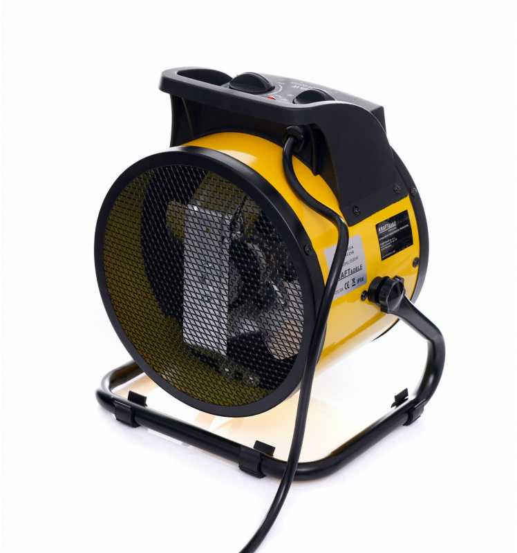 KRAFTDELE Elektrinis šildytuvas 2.5 kW, 230V, su termostatu